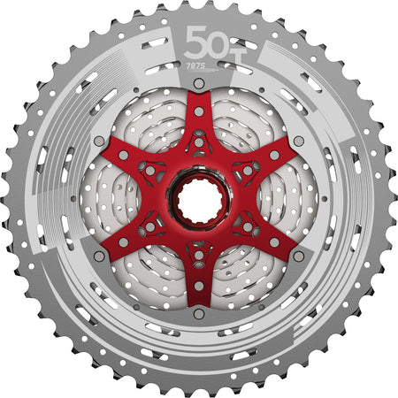 SunRace CSMZ90 12 Speed MTB Wide Ratio Metallic Cassette 11-50T