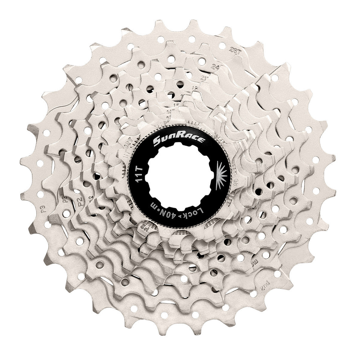 SunRace CSRS1 10 Speed Road Metallic Bicycle Cassette 11-28T