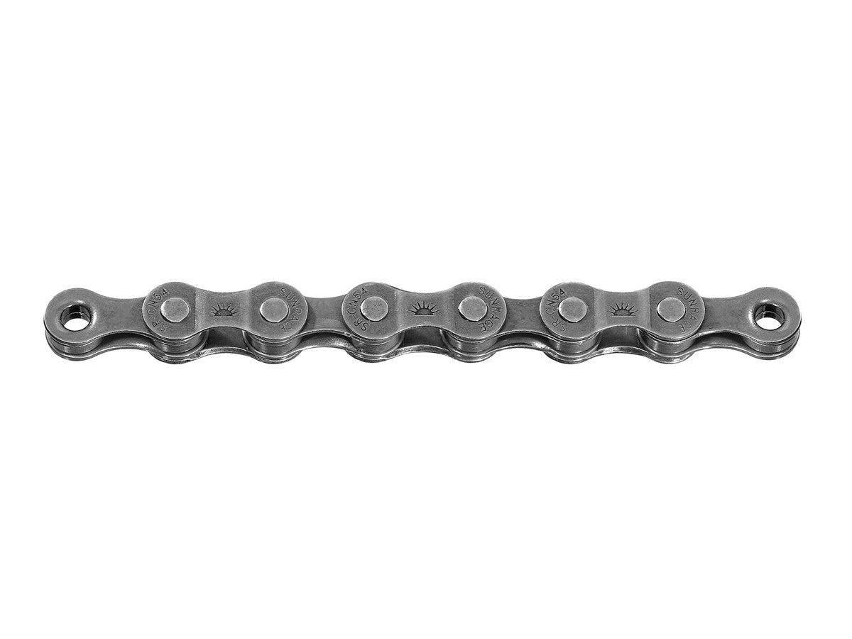 SunRace 6/7 Speed 1/2"x 3/32" 116 Link Bicycle Chain in Grey
