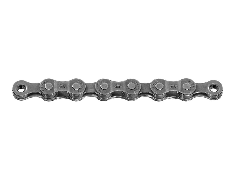SunRace 6/7 Speed 1/2"x 3/32" 116 Link Bicycle Chain in Grey