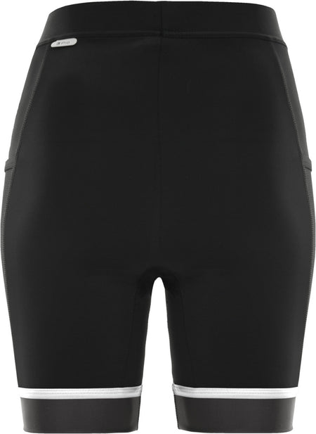 Funkier Abara Ladies 11 Panel Shorts (C13 Pad) in Black