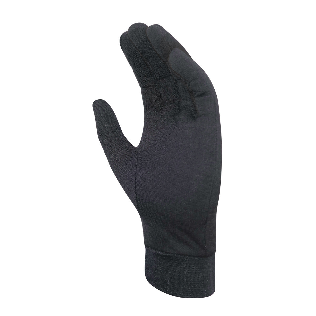 Chiba Merino Liner Winter Gloves in Black All Sizes