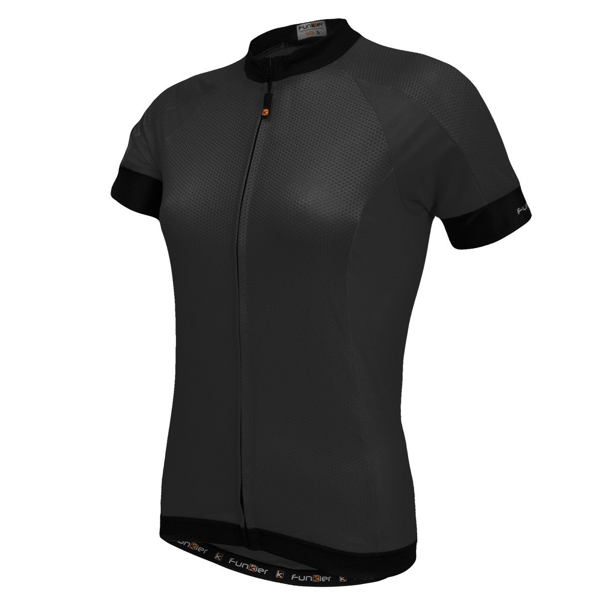 Funkier Ibera Ladies Active S/S Jersey in Black