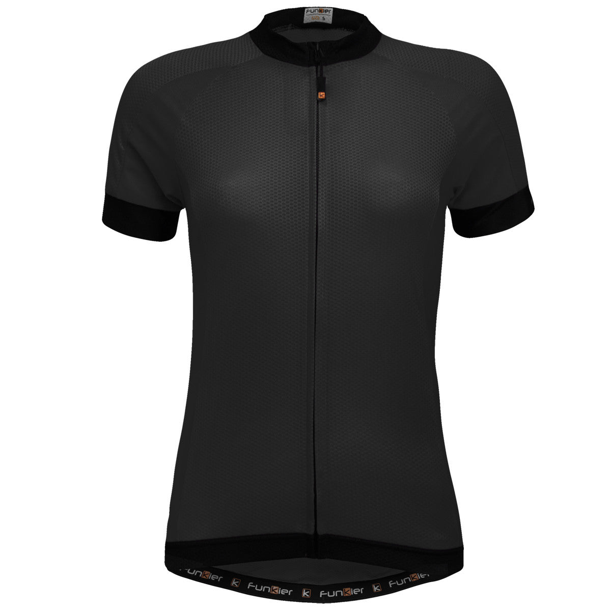 Funkier Ibera Ladies Active S/S Jersey in Black