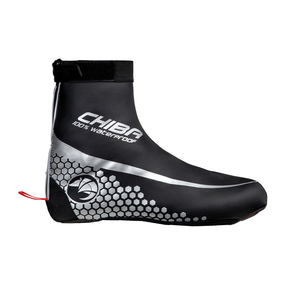 Chiba Race Waterproof Windproof Cycling Overshoes In Black
