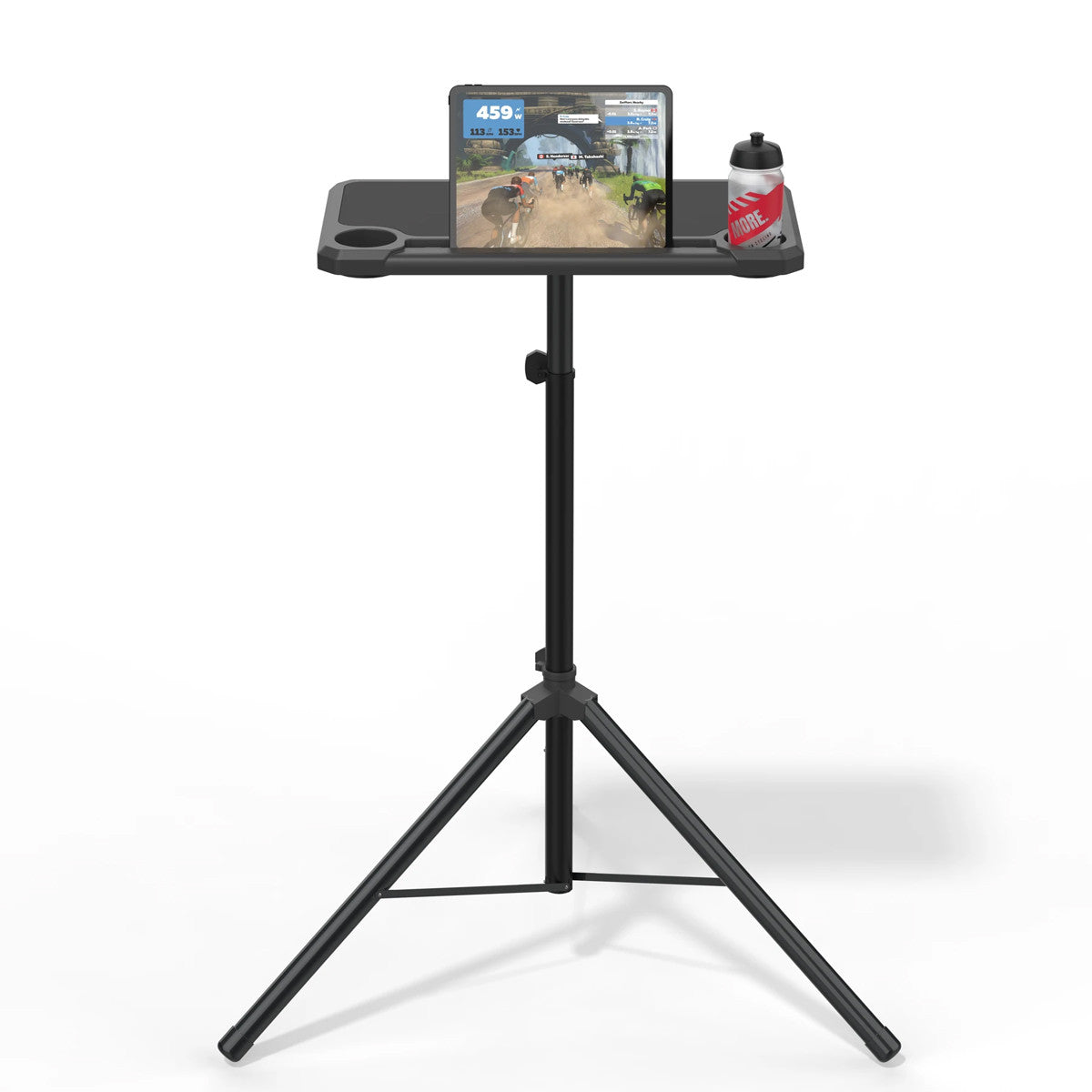 KOM Indoor Cycling Media Display Desk Adjustable Tripod Workstation