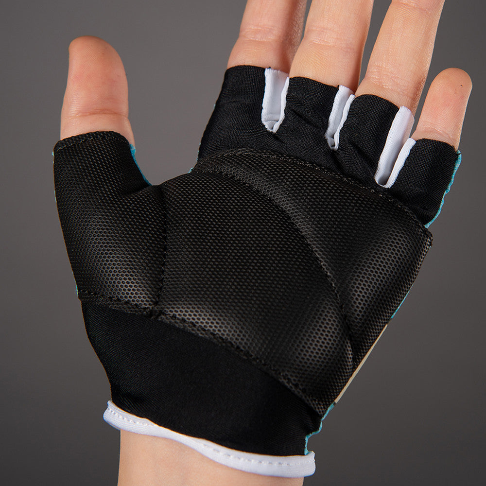 Chiba Children's Cool Cycling Road MTB Leisure Mitts In Camo Skull