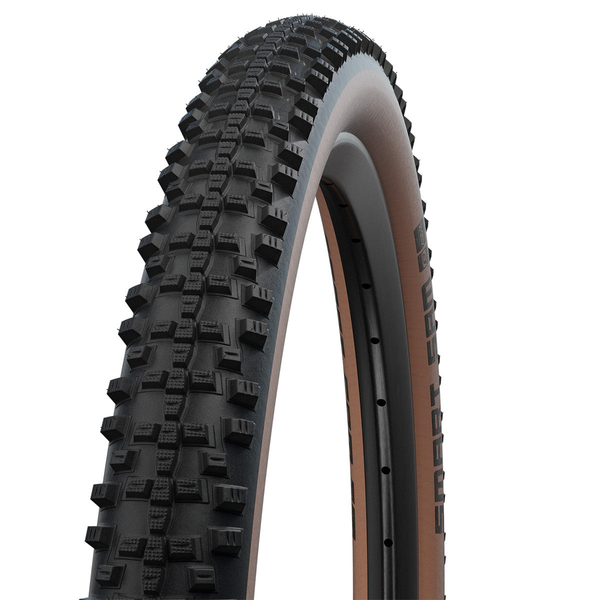 Schwalbe Smart Sam DD Performance MTB E-Bike All Round Folding Tube Type Tyre In Black/Bronze