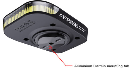 NEW Ravemen FR160 PRO USB Rechargeable Out-Front Front Light with Aluminium Mounting Tab (160 Lumens) - Compatible with Garmin