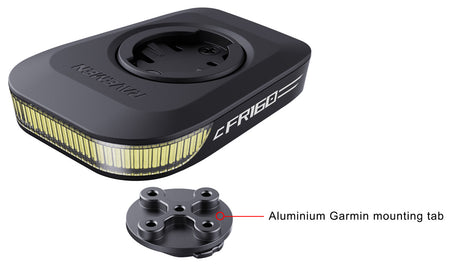 NEW Ravemen FR160 PRO USB Rechargeable Out-Front Front Light with Aluminium Mounting Tab (160 Lumens) - Compatible with Garmin
