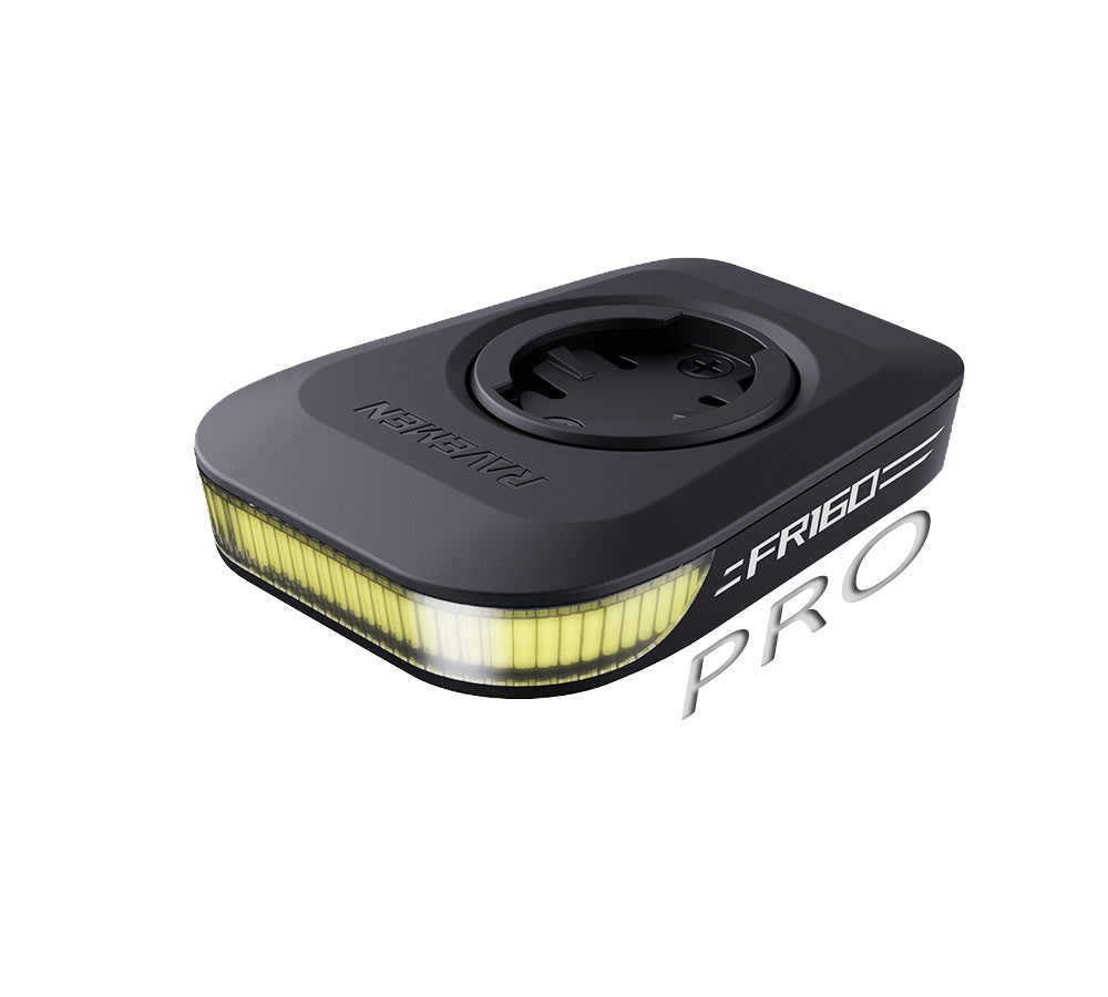 NEW Ravemen FR160 PRO USB Rechargeable Out-Front Front Light with Aluminium Mounting Tab (160 Lumens) - Compatible with Garmin