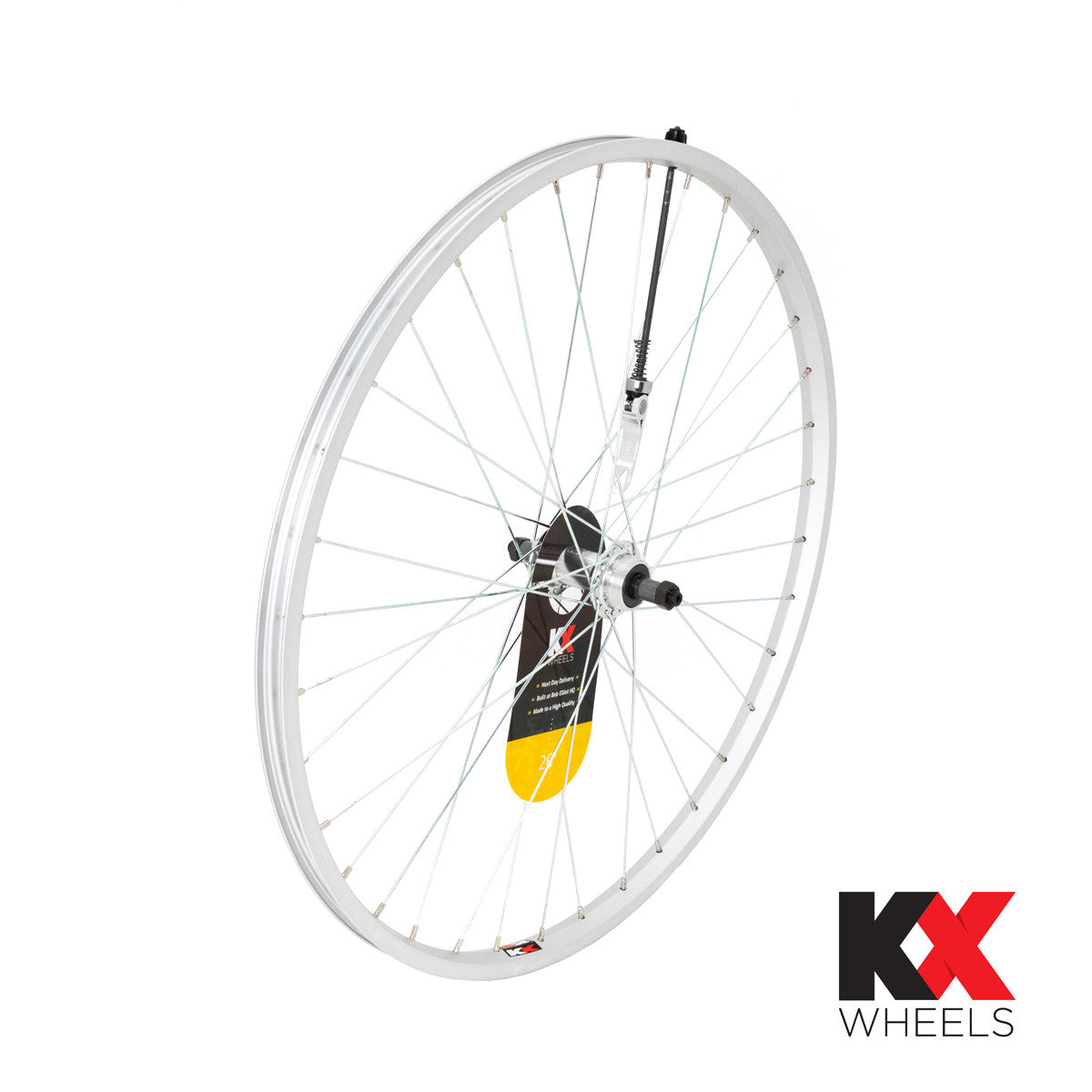 KX MTB 26" Singlewall Q/R Rim Brake Wheel Black Or Silver