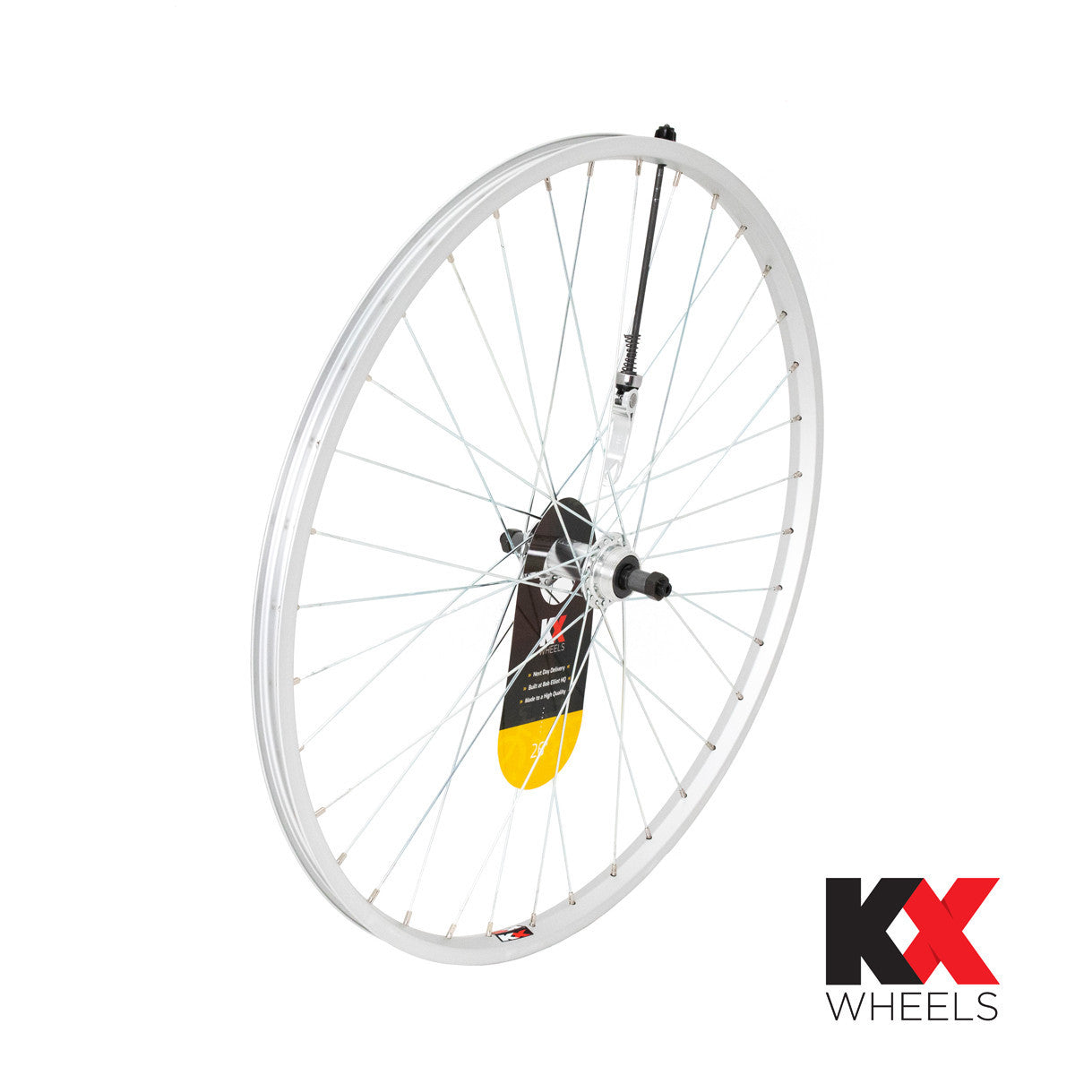 KX MTB 26" Doublewall Q/R Rim Brake Wheel Black Or Silver