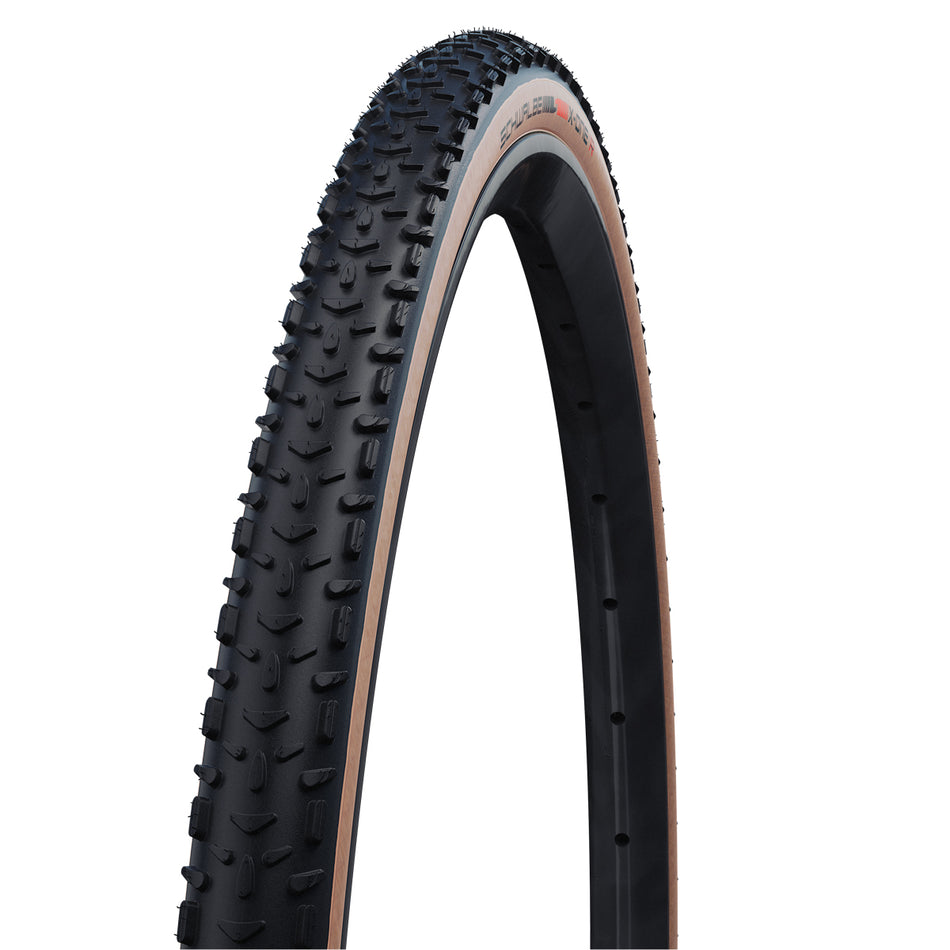 Schwalbe X-One R Super Race V-Guard TLE Gravel Cross Folding Tyre in Black Trans