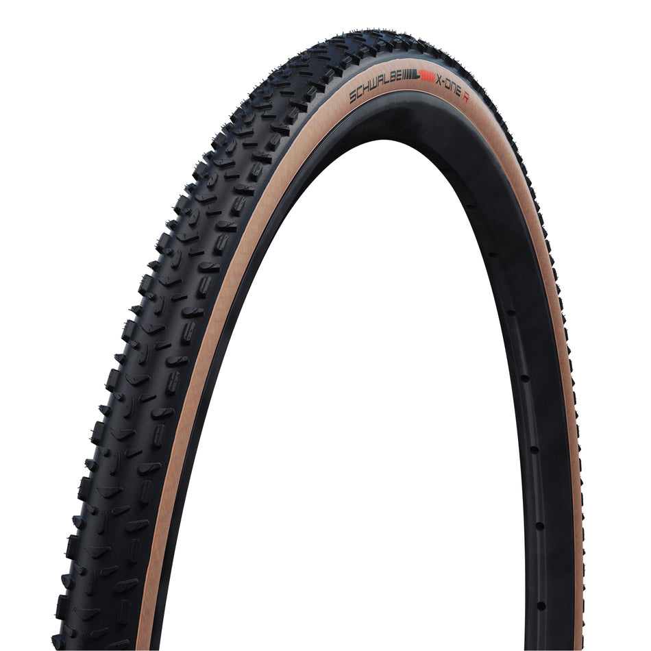 Schwalbe X-One R Super Race V-Guard TLE Gravel Cross Folding Tyre in Black Trans