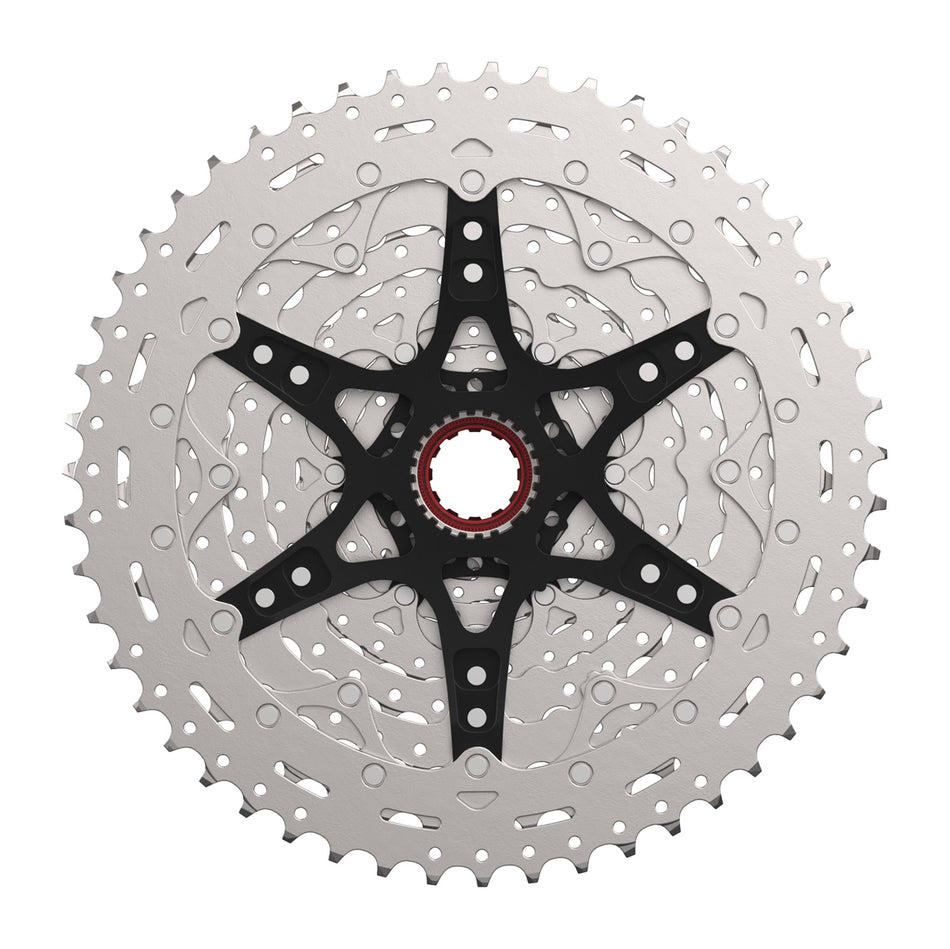 SunRace CSMZ930 12 Speed MTB Microspline Cassette 10-51T in Metallic Silver