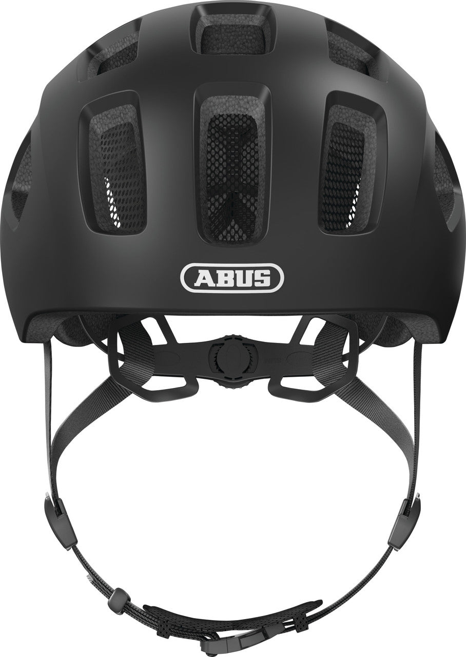 ABUS Youn-I 2.0 Kids Leisure Helmet With Integrated Rear LED Light In Velvet Black