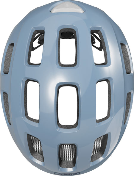 ABUS Youn-I 2.0 Kids Leisure Helmet With Integrated Rear LED Light In Glacier Blue