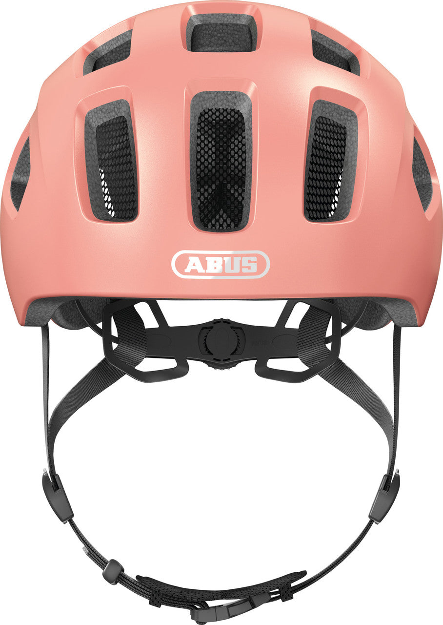 ABUS Youn-I 2.0 Kids Leisure Helmet With Integrated Rear LED Light In Rose Gold