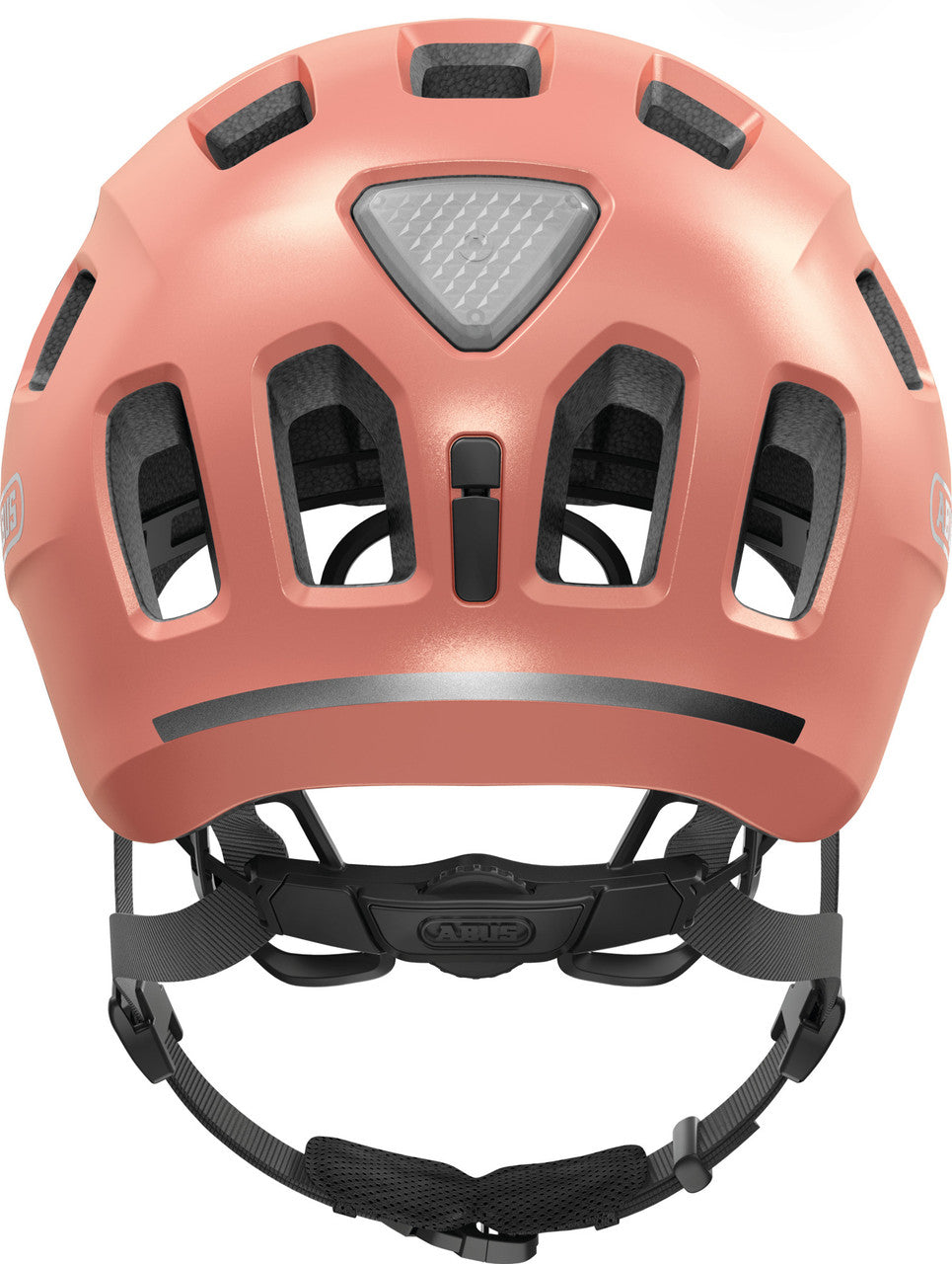 ABUS Youn-I 2.0 Kids Leisure Helmet With Integrated Rear LED Light In Rose Gold