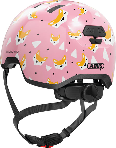 ABUS Skurb Kids Skate Helmet in Rose Foxes
