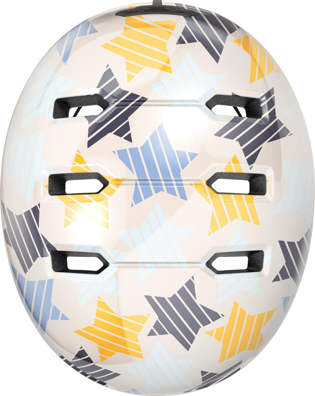 ABUS Skurb Kids Skate Helmet in Grey Stars