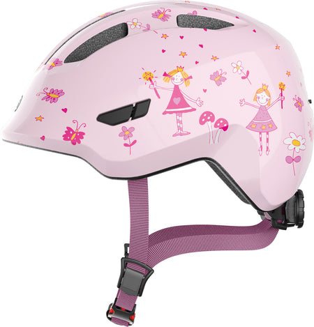 ABUS Smiley 3.0 Kids Leisure Bicycle Helmet In Rose Princess