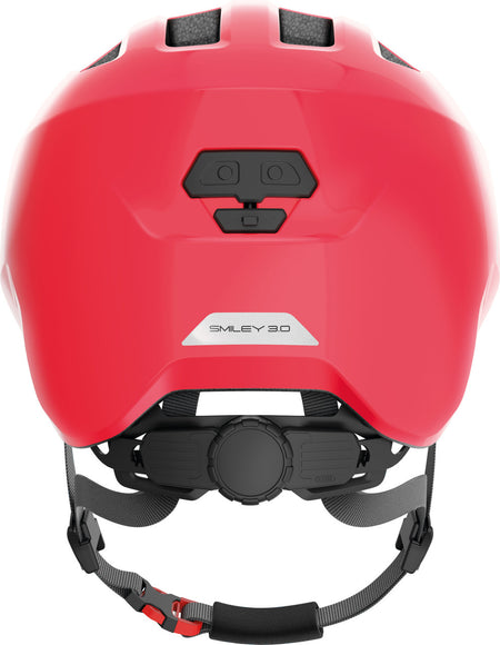 ABUS Smiley 3.0 Kids Leisure Helmet in Shiny Red