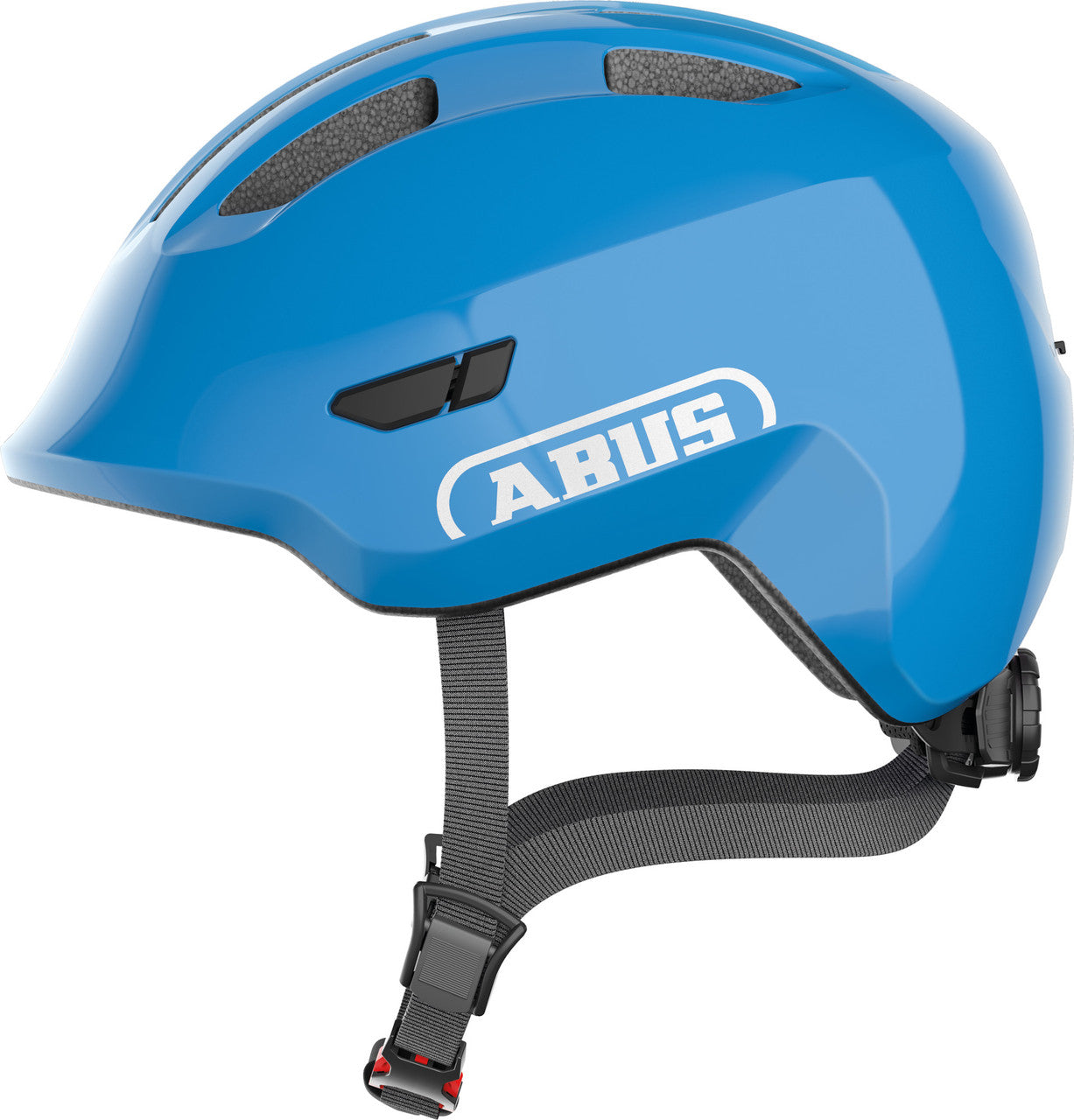 ABUS Smiley 3.0 Kids Leisure Bicycle Helmet in Shiny Blue