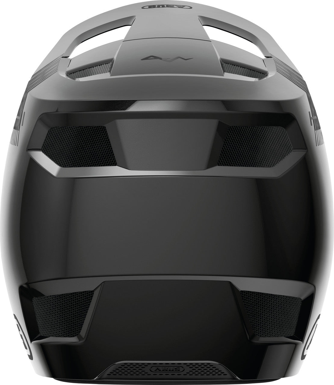 ABUS HiDrop MTB Full Face Helmet in Shiny Black