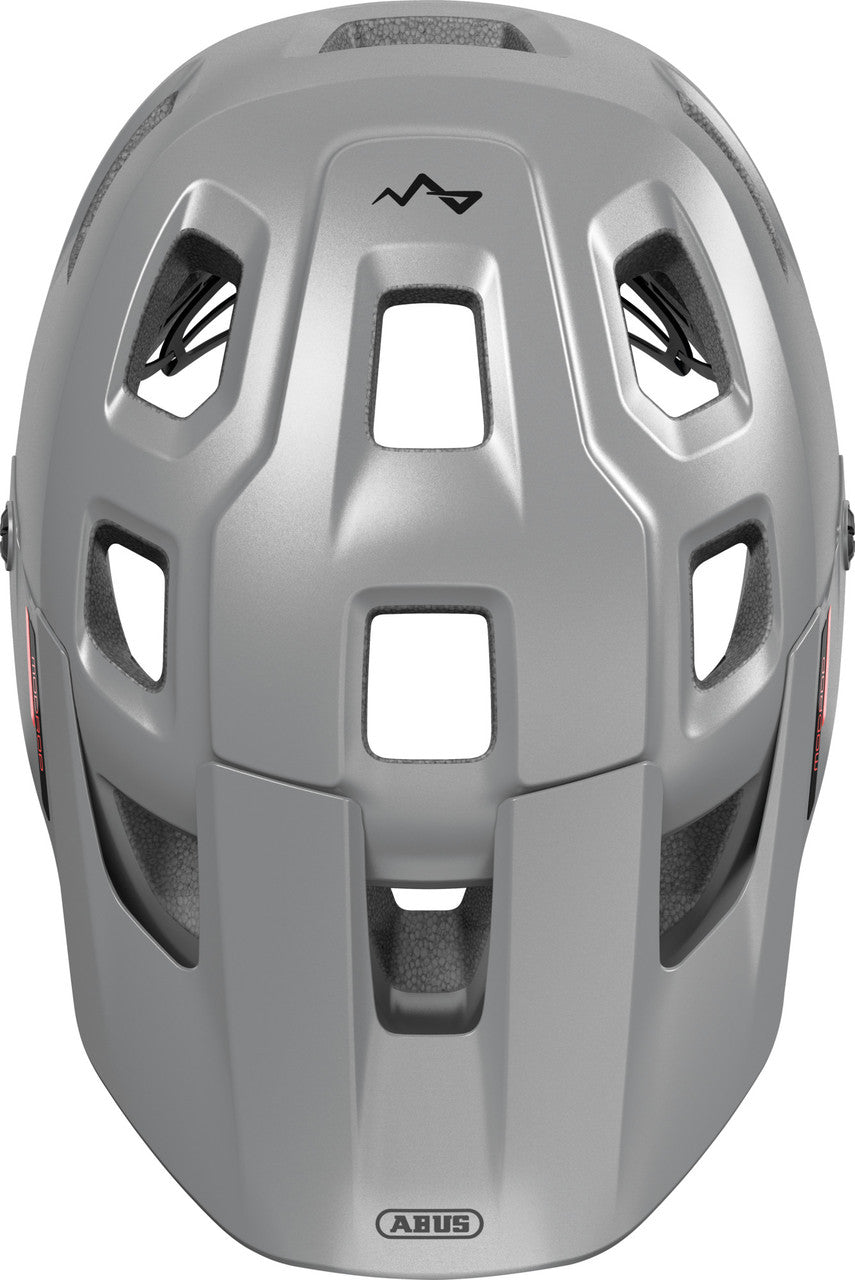 ABUS MoDrop MTB Helmet in Ti Silver