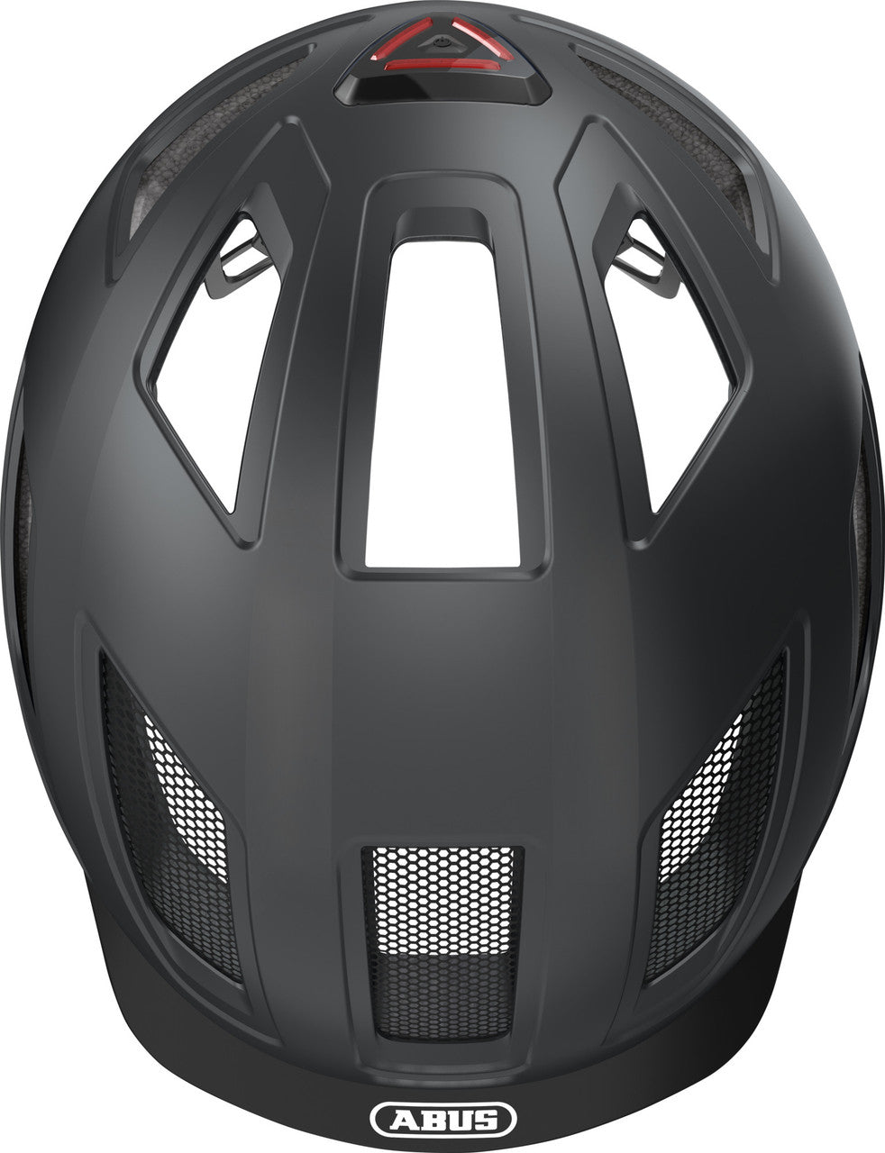 ABUS Hyban 2.0 Urban Helmet With Rear LED Light in Velvet Black