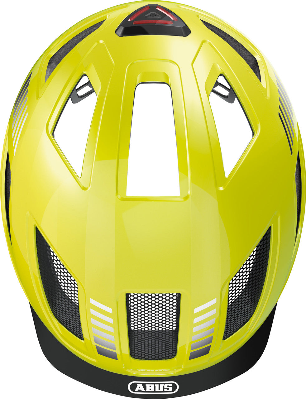 ABUS Hyban 2.0 Urban Helmet With Rear LED Light in Signal Yellow