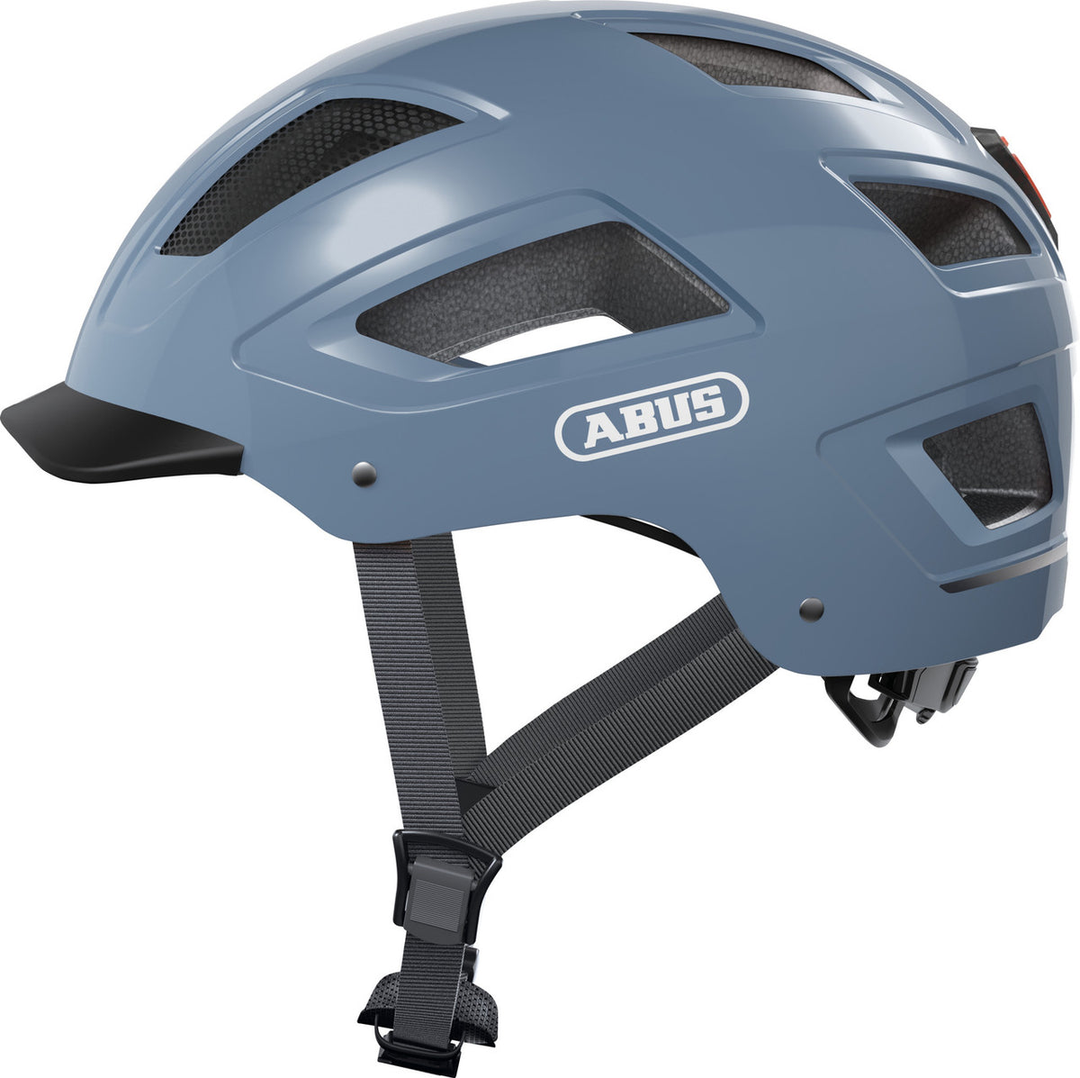 ABUS Hyban 2.0 Urban Helmet With Rear LED Light in Glacier Blue