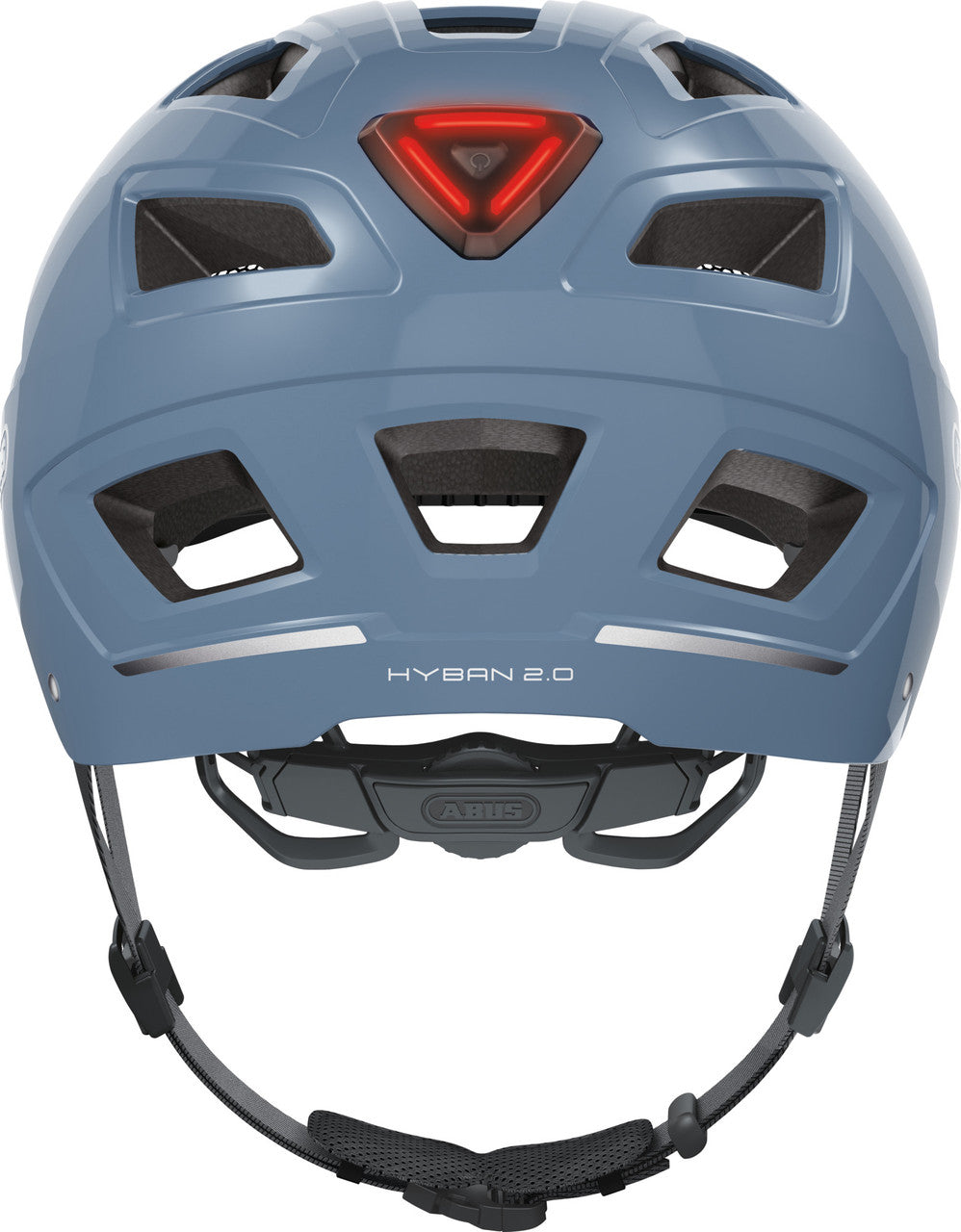 ABUS Hyban 2.0 Urban Helmet With Rear LED Light in Glacier Blue