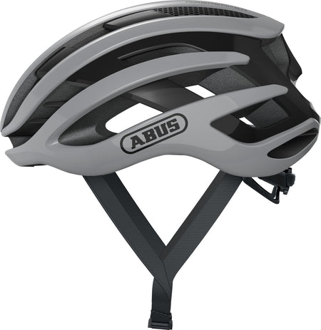 ABUS AirBreaker Elite Road Bicycle Helmet | Race Grey