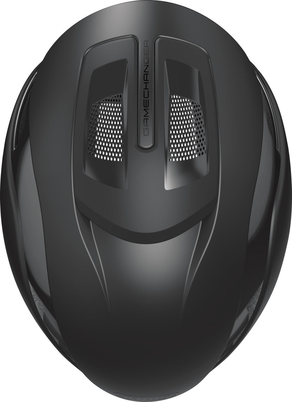 ABUS GameChanger 2.0 Road Aero Elite Bicycle Helmet in Velvet Black