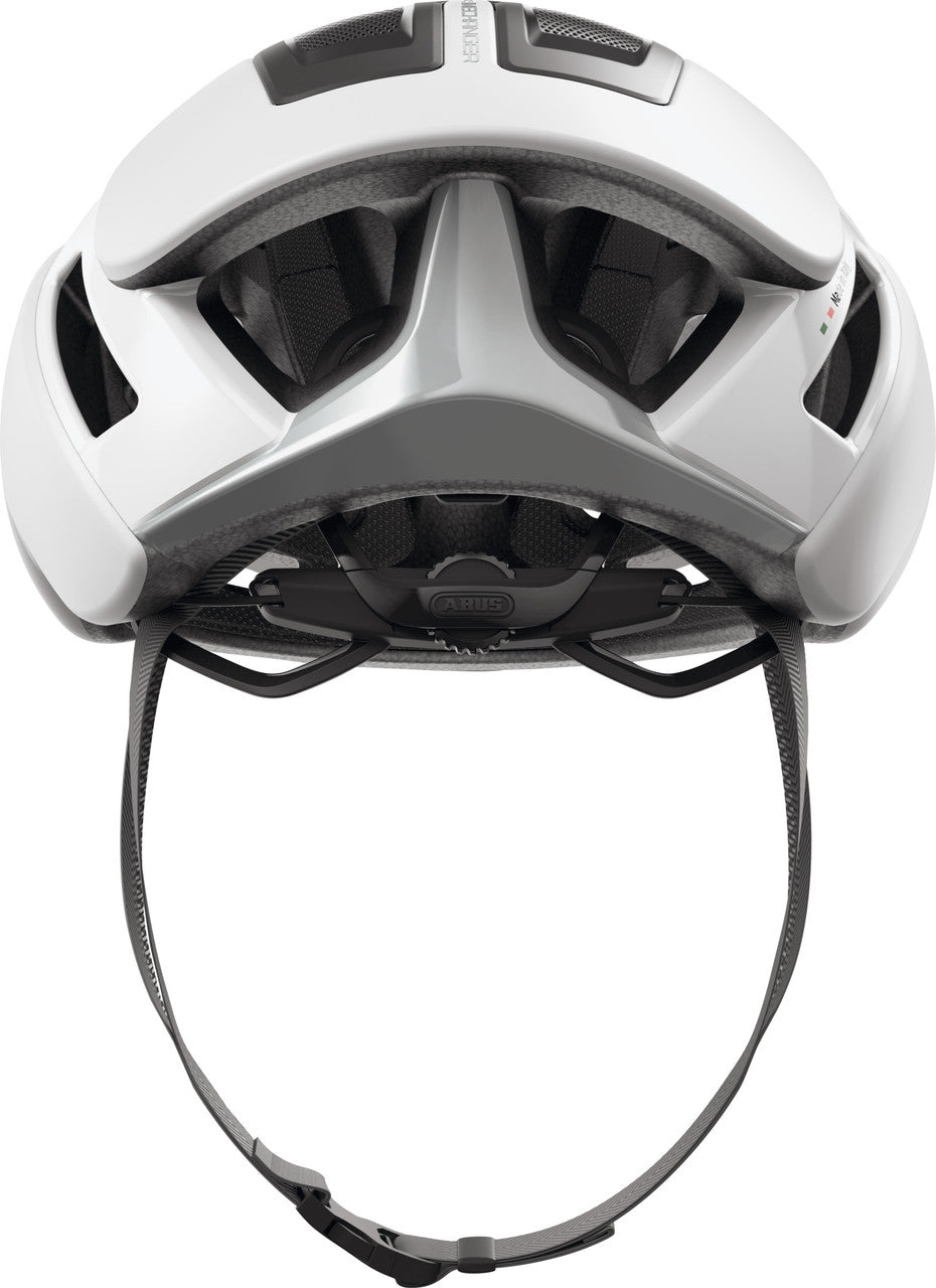 ABUS GameChanger 2.0 Road Aero Elite Bicycle Helmet in Shiny White