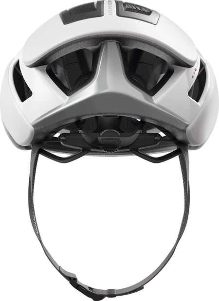 ABUS GameChanger 2.0 Road Aero Elite Bicycle Helmet in Shiny White
