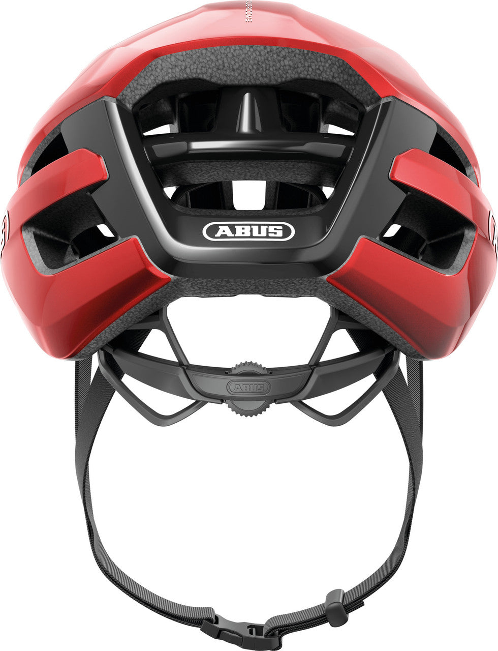 ABUS Powerdome Road Helmet in Blaze Red