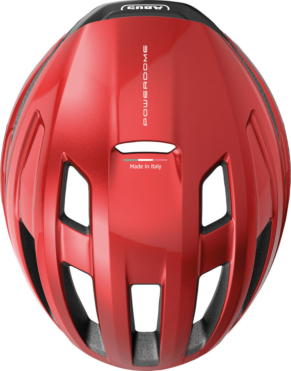 ABUS Powerdome Road Helmet in Blaze Red