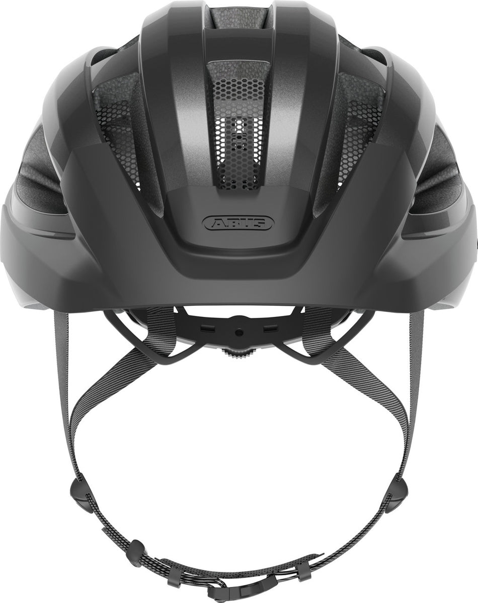 ABUS Macator Road Bicycle Helmet in Titan