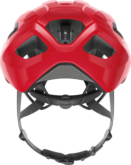 ABUS Macator Road Bicycle Helmet in Blaze Red