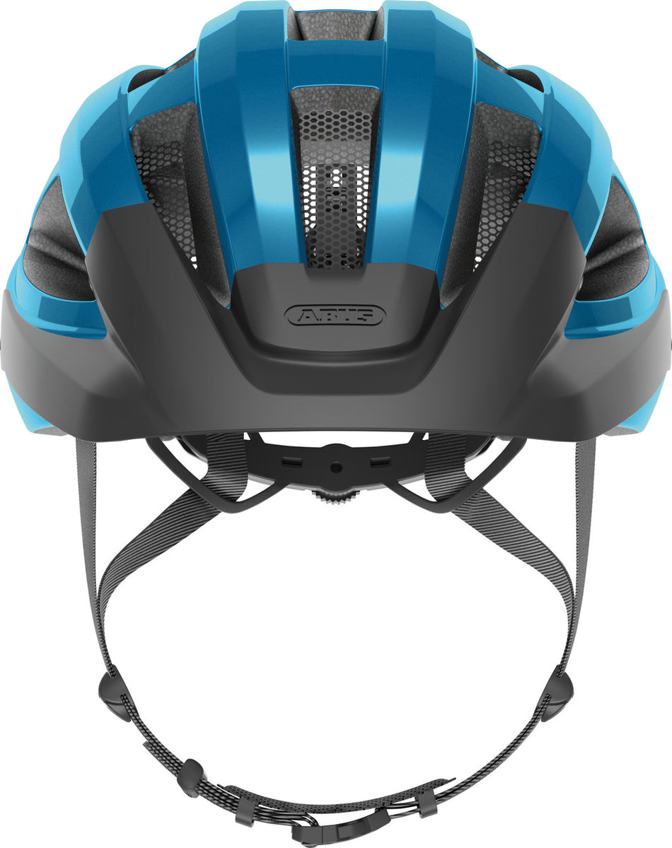 ABUS Macator Road Bicycle Helmet in Steel Blue