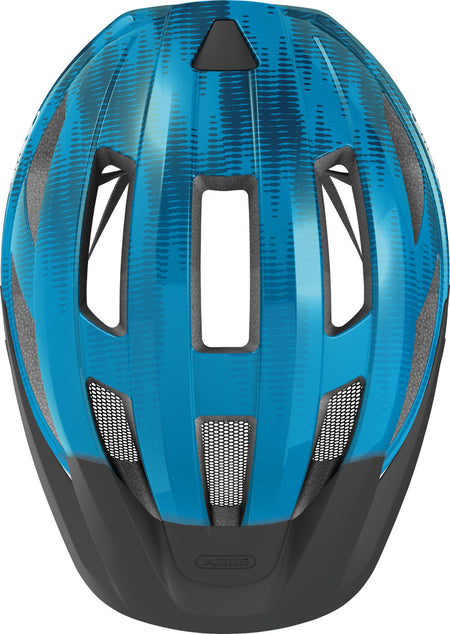 ABUS Macator Road Bicycle Helmet in Steel Blue