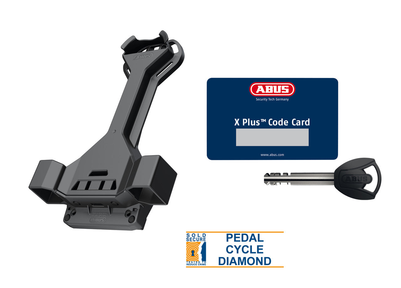 ABUS Granit Super Extreme 2500 U-Shackle Key Lock 230mm with Bracket