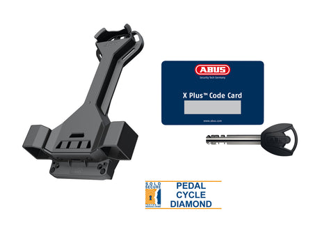 ABUS Granit Super Extreme 2500 U-Shackle Key Lock 230mm with Bracket