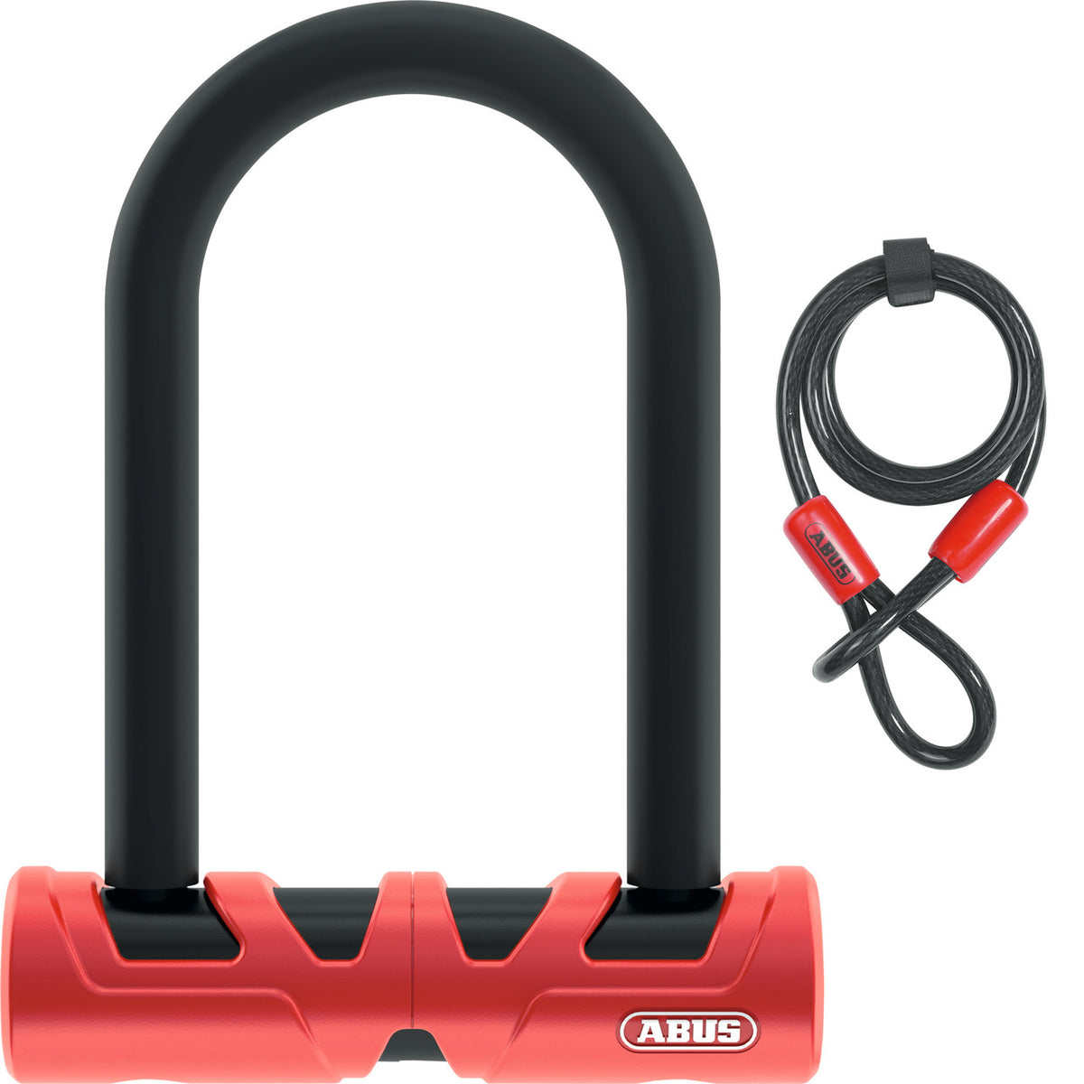 ABUS Ultimate 420 U-Shackle Bicycle Lock 140mm + 10/120 Cobra Cable (Gold Sold Secure)