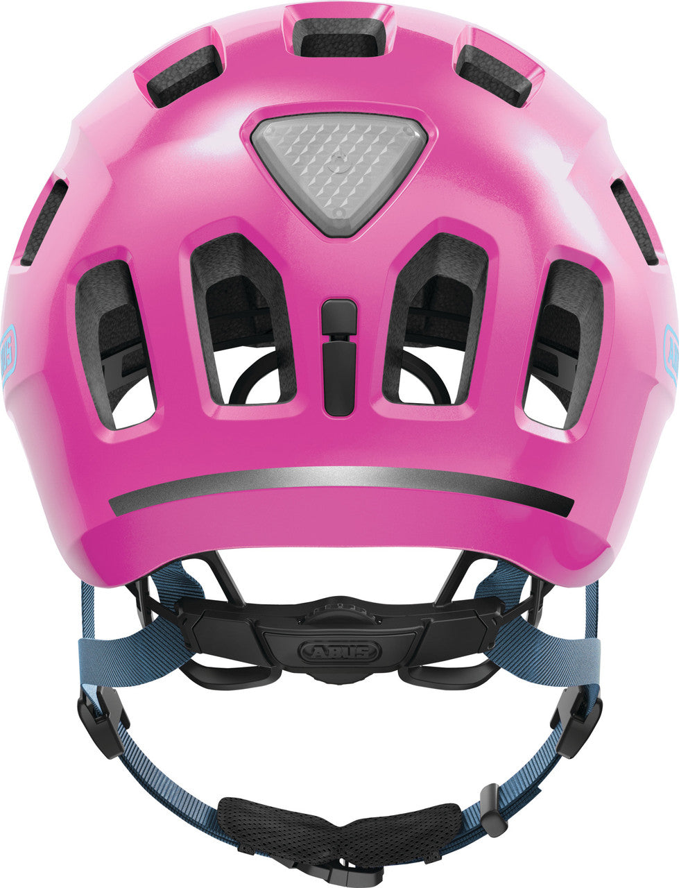ABUS Youn-I 2.0 Kids Leisure Helmet With Integrated Rear LED Light In Sparkling Pink