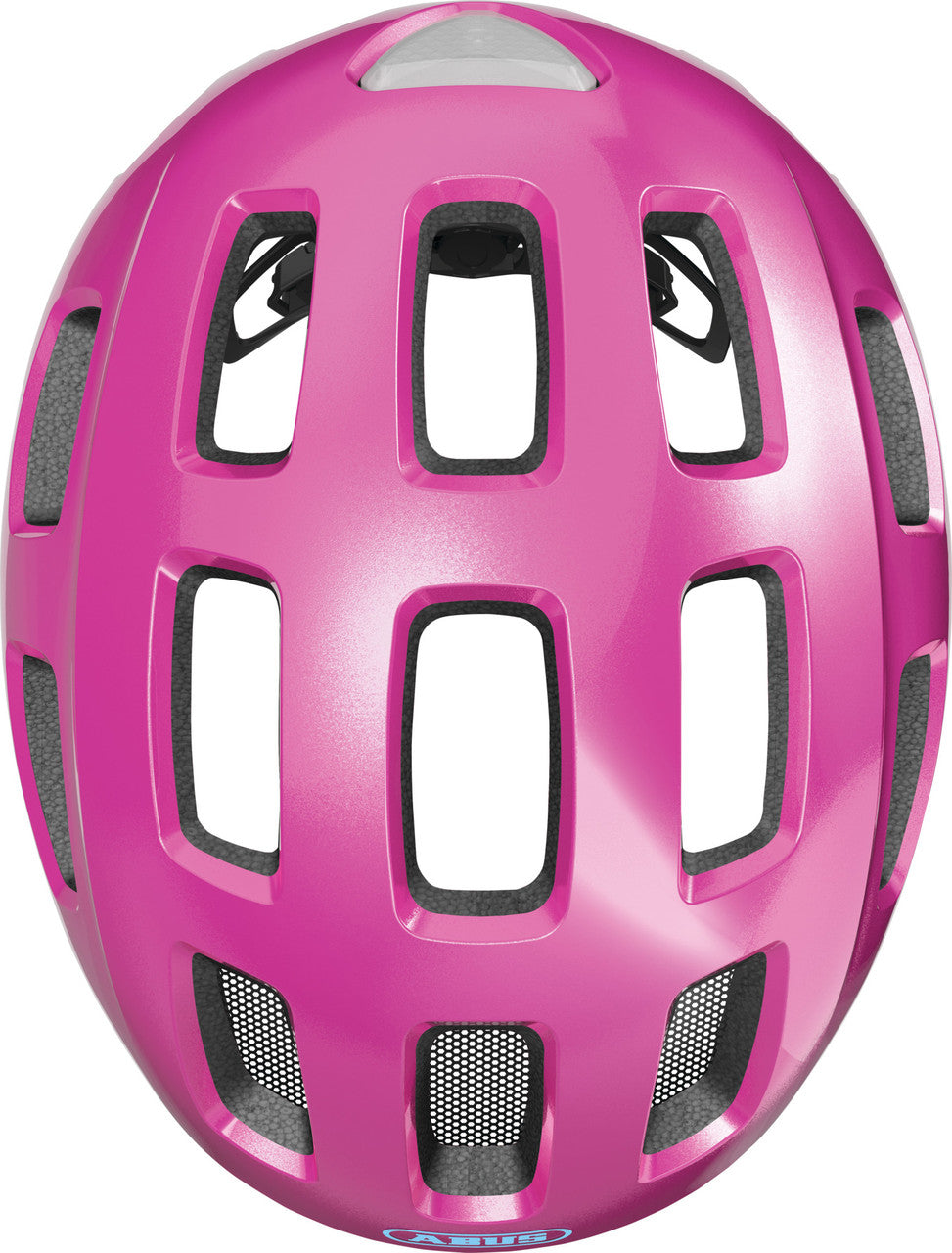 ABUS Youn-I 2.0 Kids Leisure Helmet With Integrated Rear LED Light In Sparkling Pink